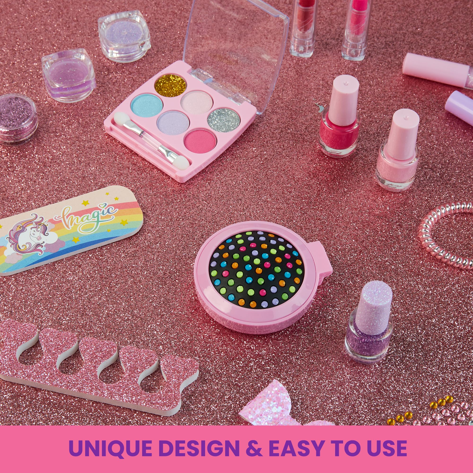 KreativeKraft Advent Calendar 2025 Girls Makeup Nail Polish Beauty Christmas Countdown Calendar Holiday Xmas Gifts for Girls (Be